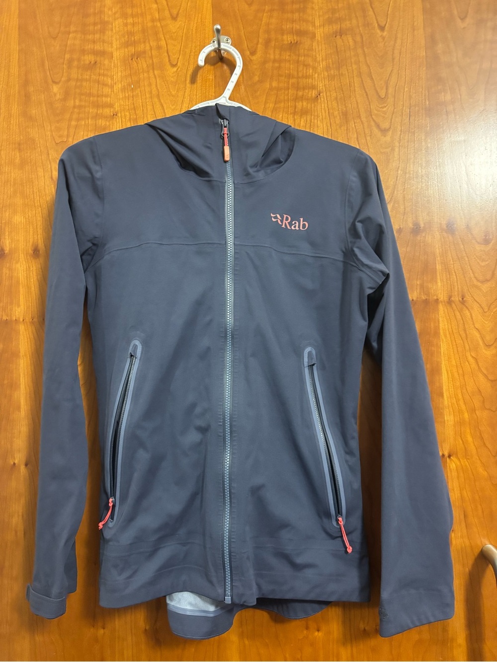 Rab Women's Navy Softshell Hooded Jacket
